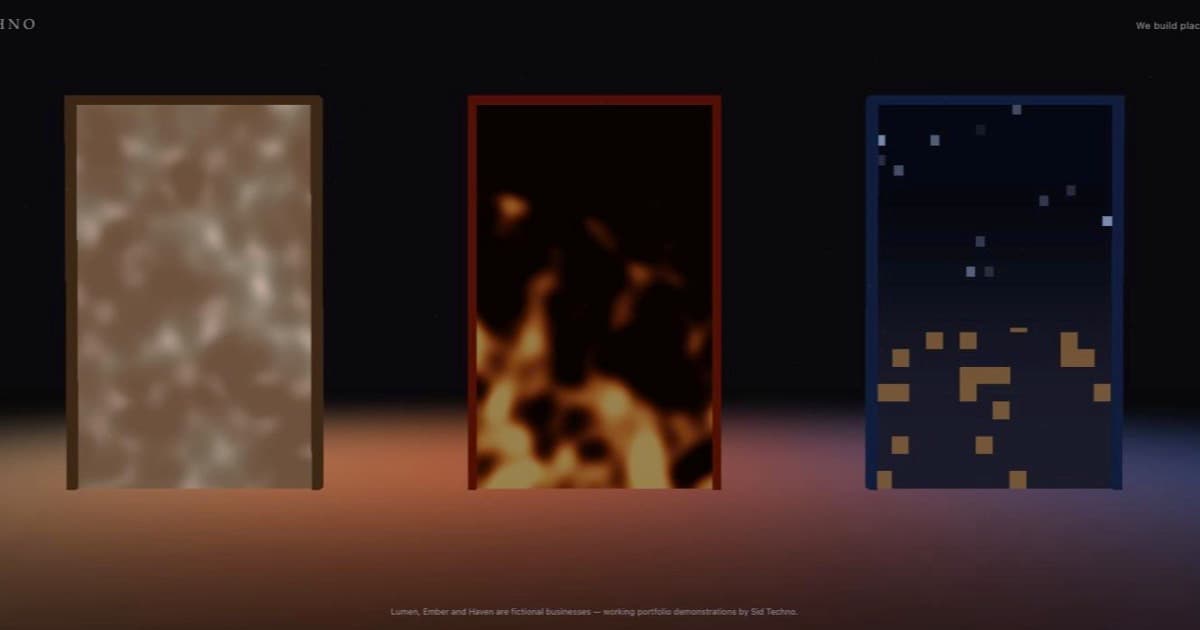 3D Showroom — website preview